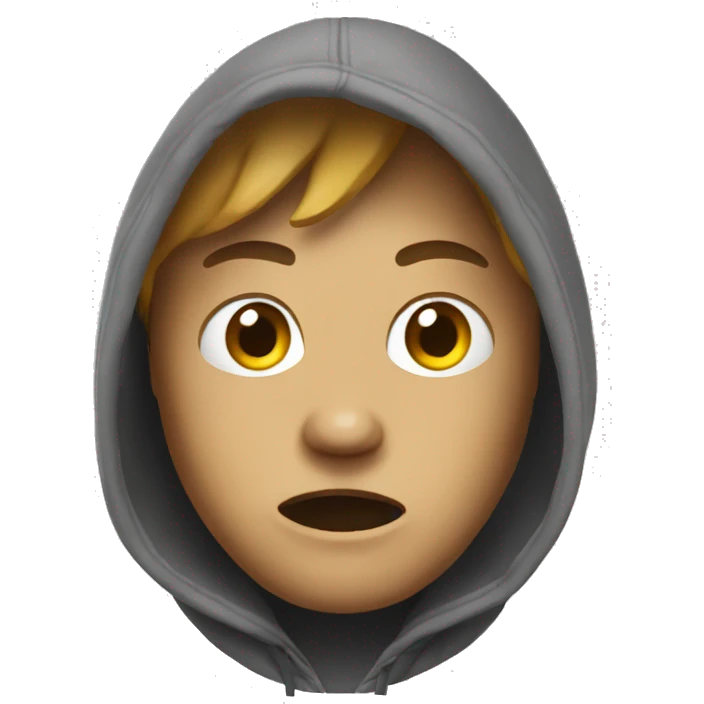 cursed hoodie emoji emoji