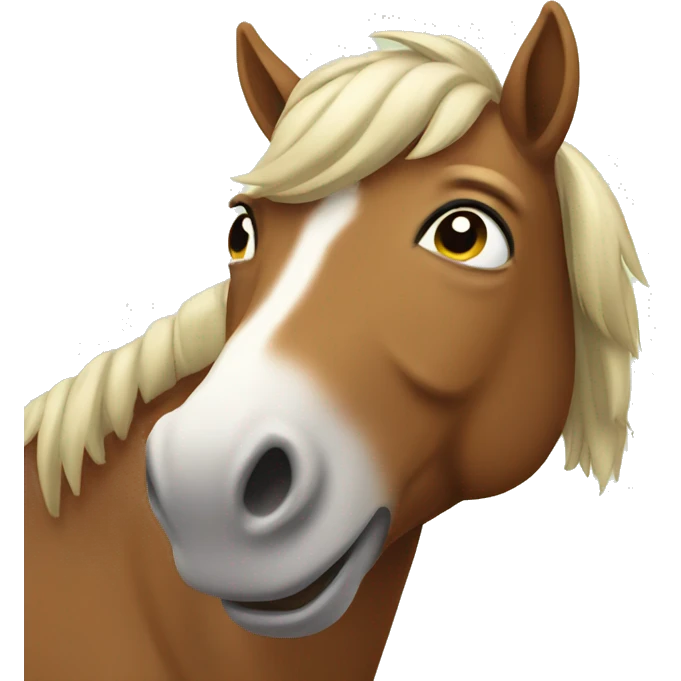 happy horse emoji