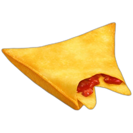 Nacho chip emoji