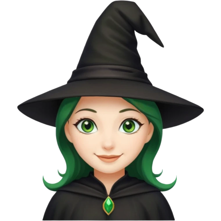 cute witch emoji