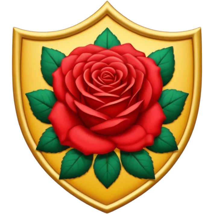 brasão com rosas condessa vermelha emoji