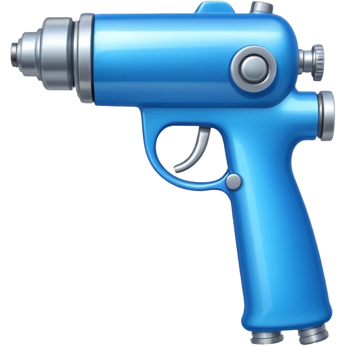Blue Spray Gun emoji