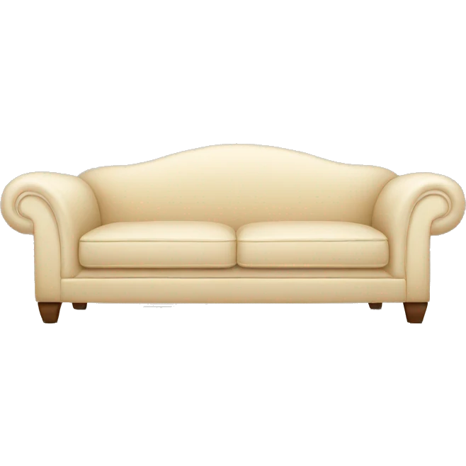 Cream colored couch  emoji