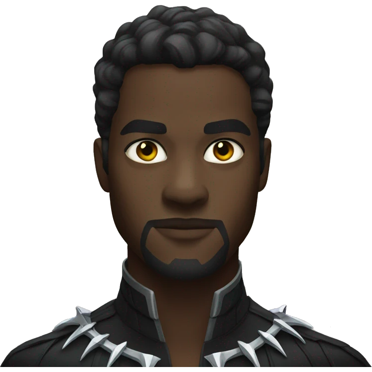 black panther fierce  emoji