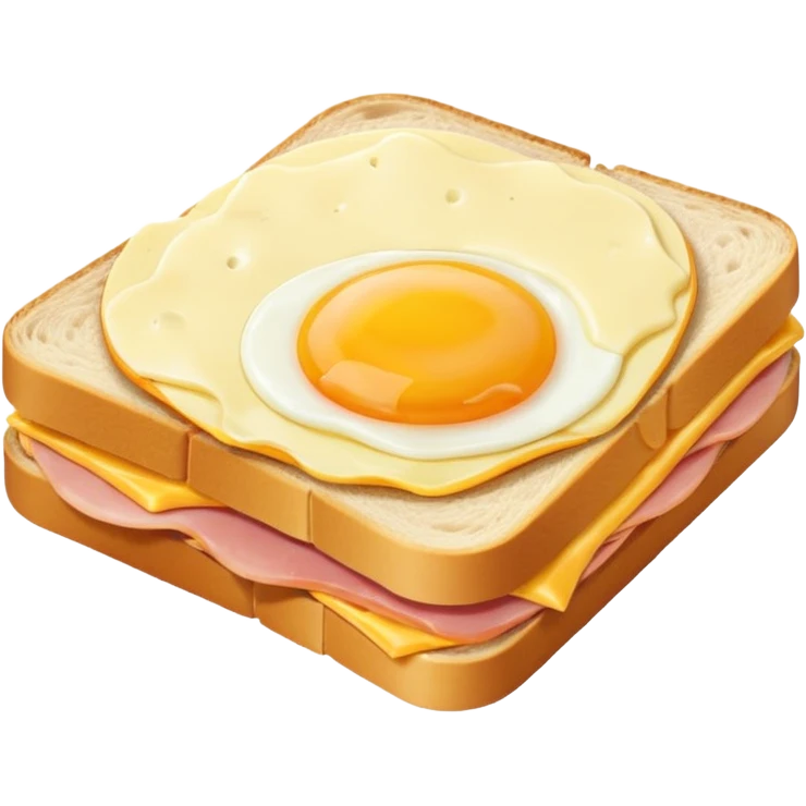 ham egg and cheese sandwich with the egg inside the sandwich not on top emoji