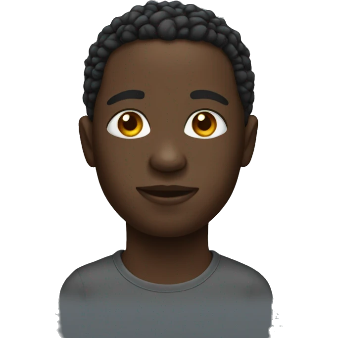 Black african emoji