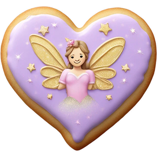 Fairy cookie heart emoji