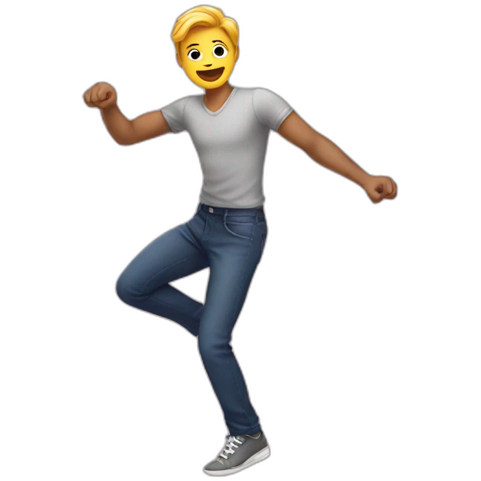 Gay dancing emoji