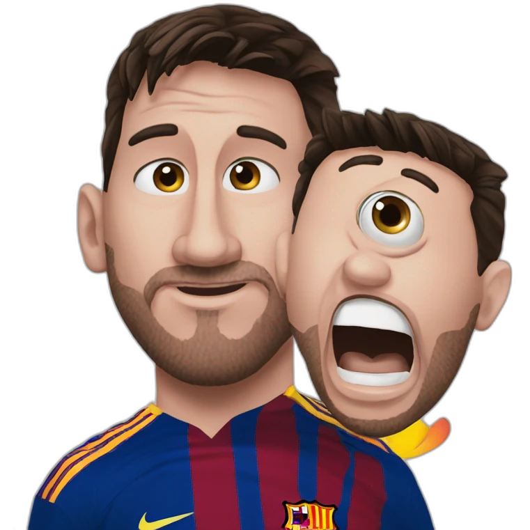 messi con anteojos emoji