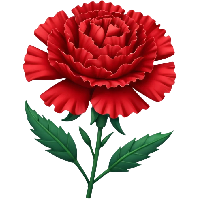 Red carnation emoji