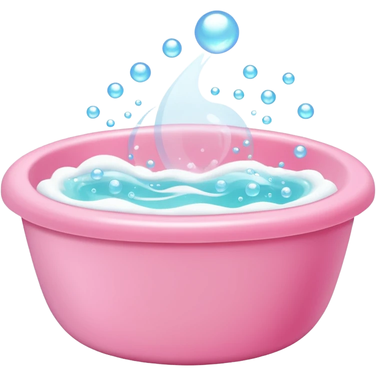pink Bubble bath emoji