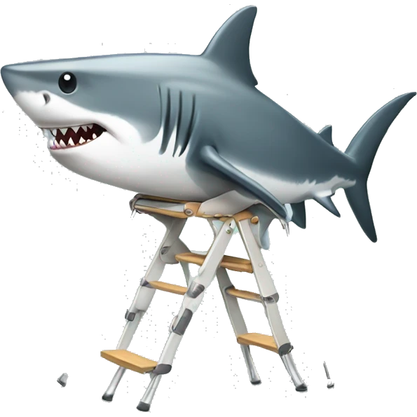 Shark on crutches  emoji