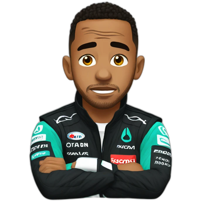 crying lewis hamilton emoji