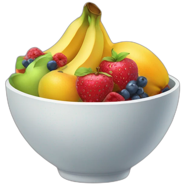 Bowl of fruit emoji