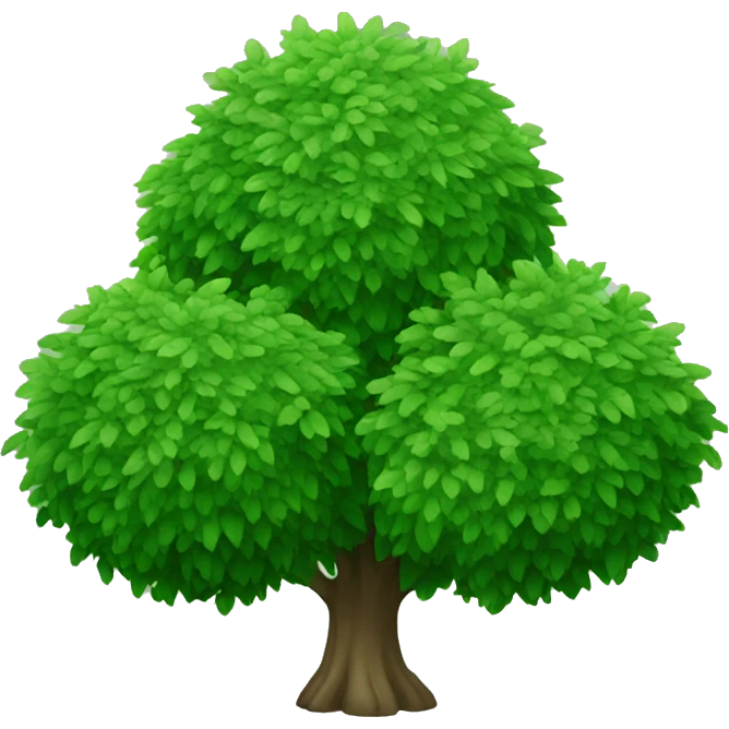 Green bush (Garden)  emoji