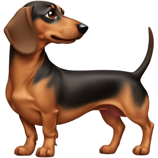 Weiner dog emoji