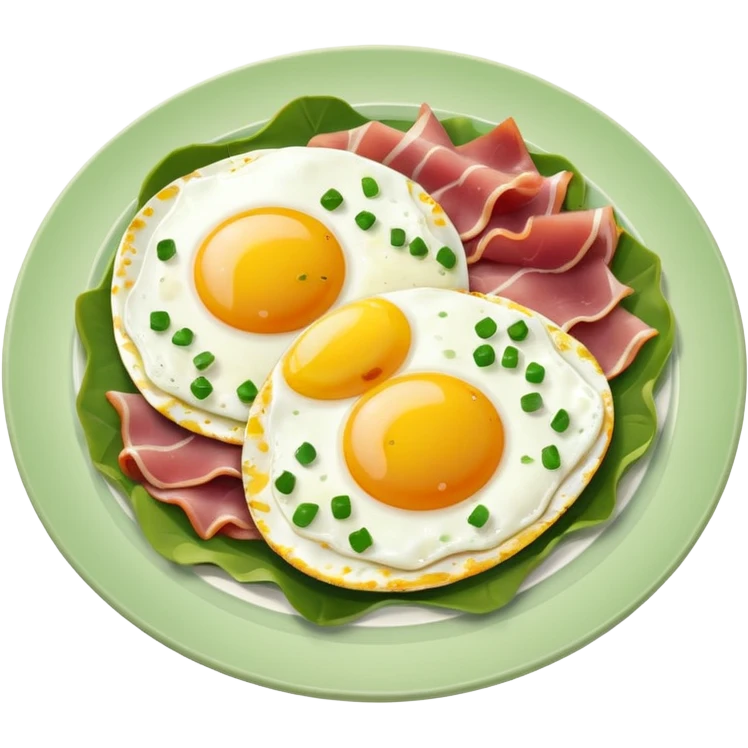 Huevos verdes con jamon emoji