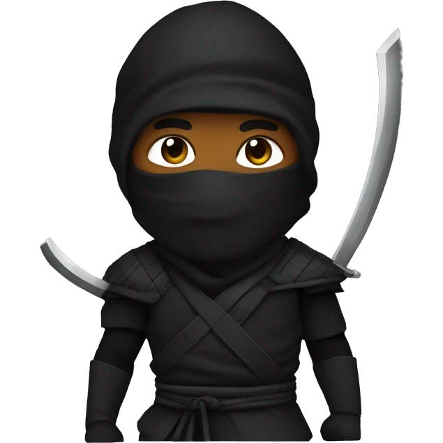 Black ninja emoji