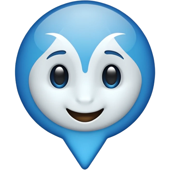 Blue good tick emoji emoji
