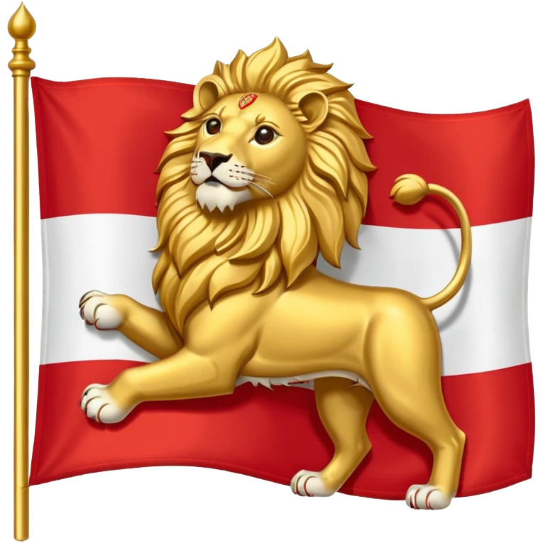 پرچم شیر و خورشید ایرانان emoji