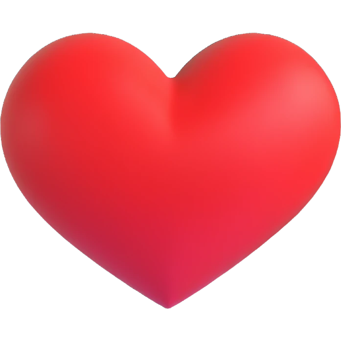 red heart emoji