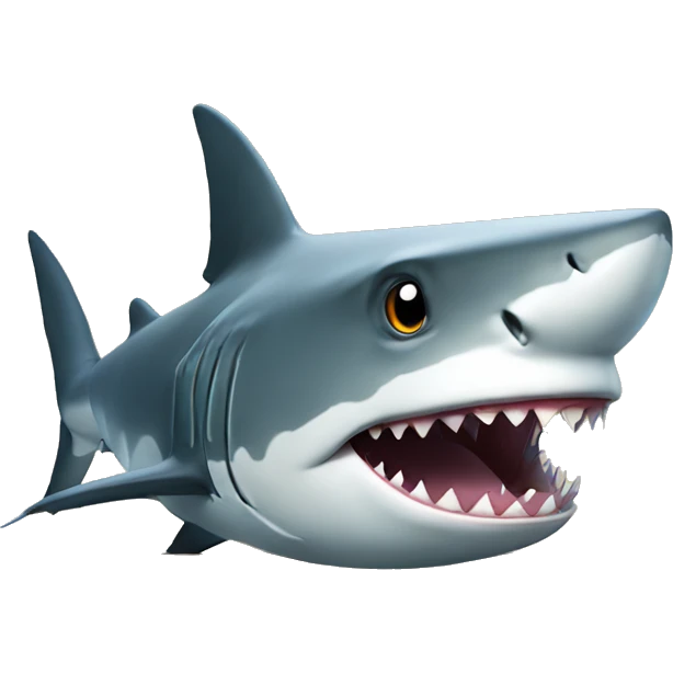 Shark playing Pool  emoji