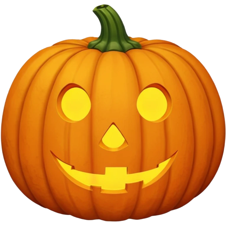 orange regular big autumn pumpkin emoji