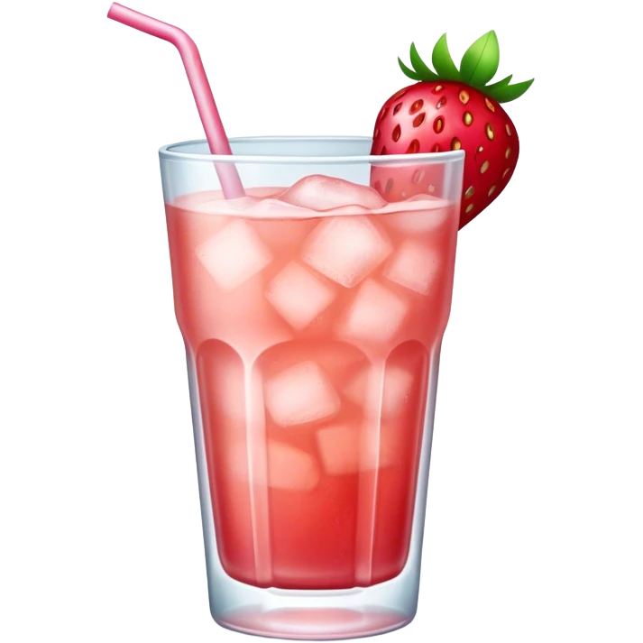 Frozen strawberry lemonade emoji