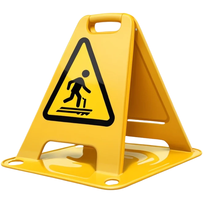 slippery surface sign emoji