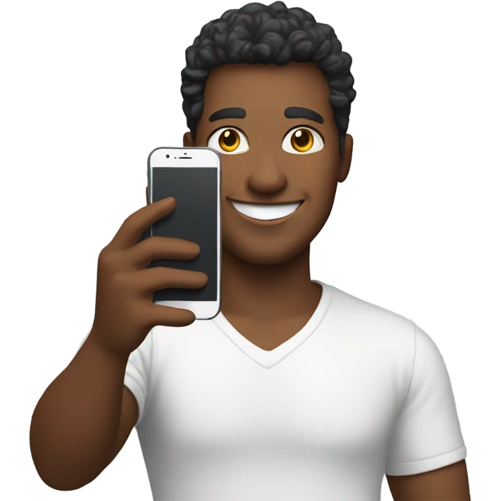 Taking a selfies emoji