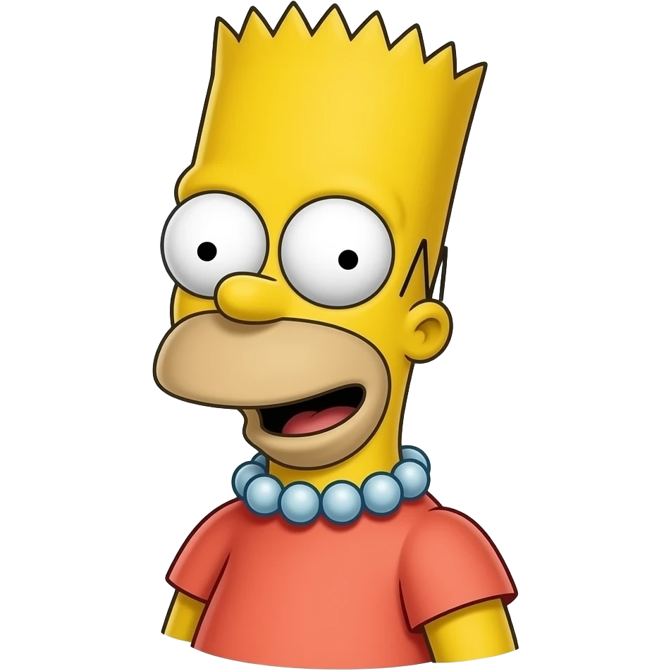 The Simpson Show: Bart Simpson emoji