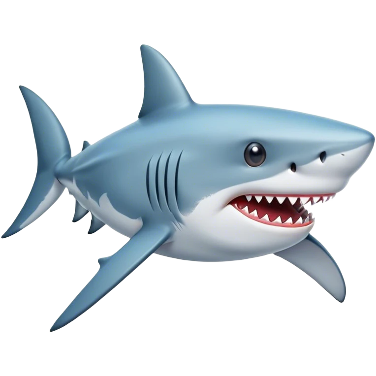 shark with top emoji