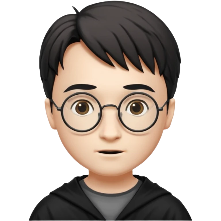 Harry Potter glasses with the scar and without the face emoji
