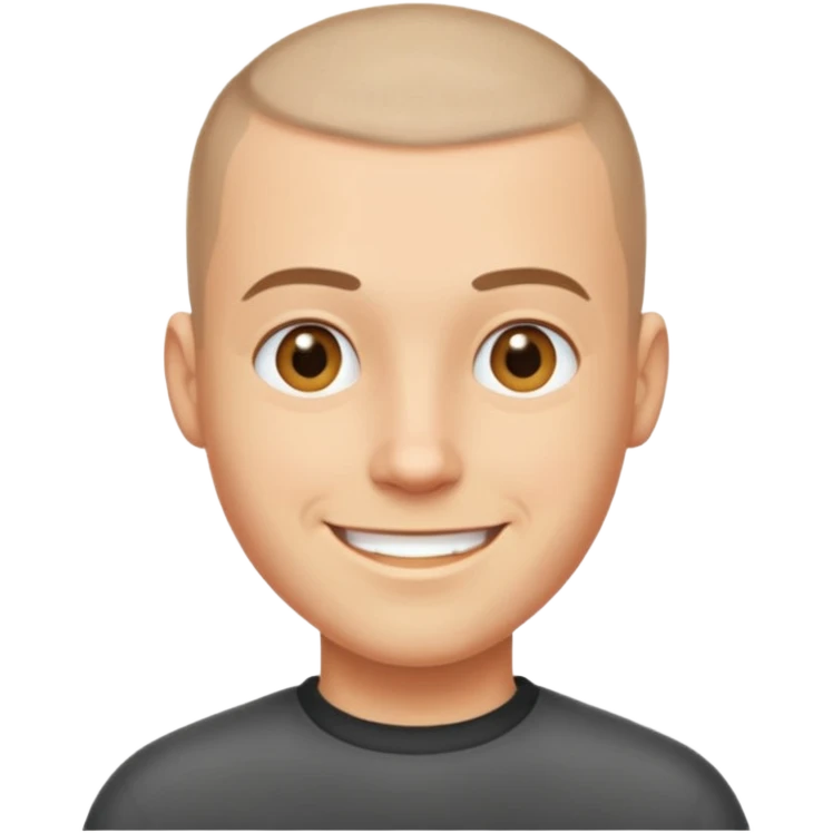 make a emoji about buzz cut man emoji