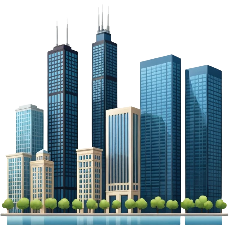 Chicago buildings emoji