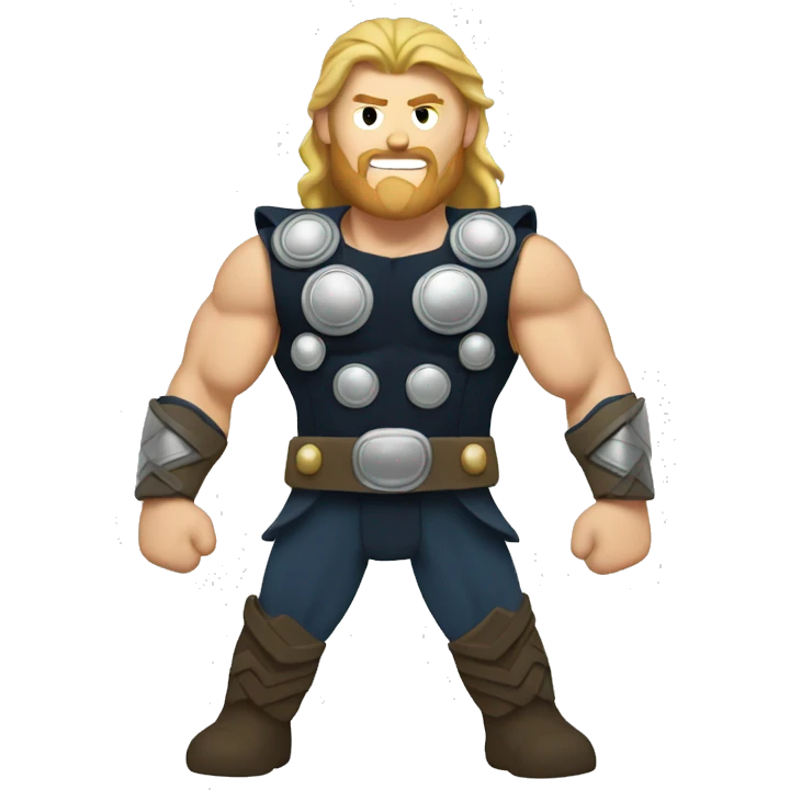 Thor with abs emoji