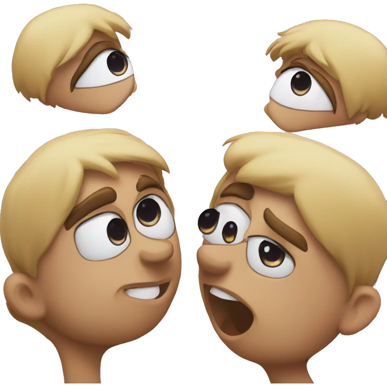 Kissing on leps emoji