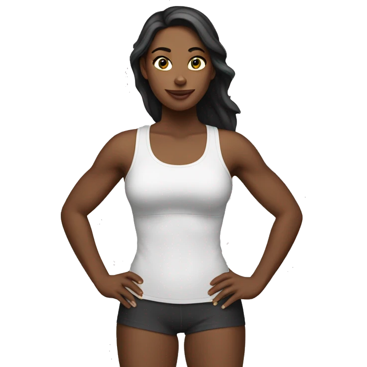 Fit girl body emoji