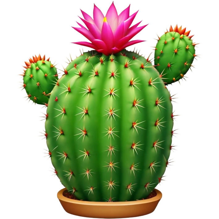 Cactus arcobaleno emoji