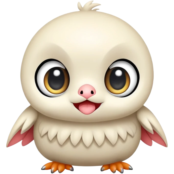 Cute kawaii chibi Fakémon-creature emoji