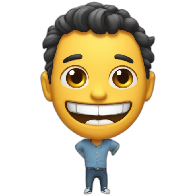 silly billy being silly as a silly billy emoji