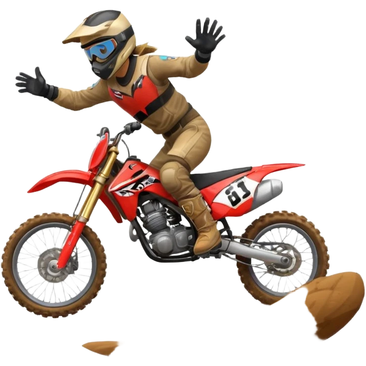 Moto cross emoji