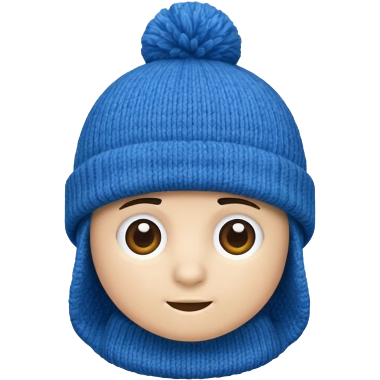 Şapka mavi emoji