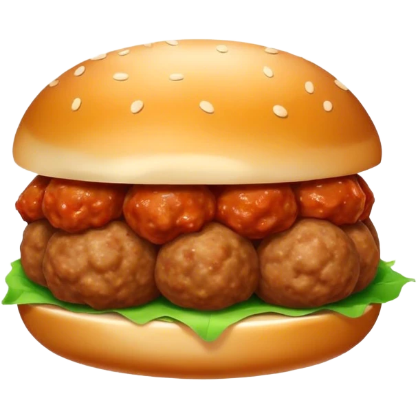 meatball sandwich  emoji