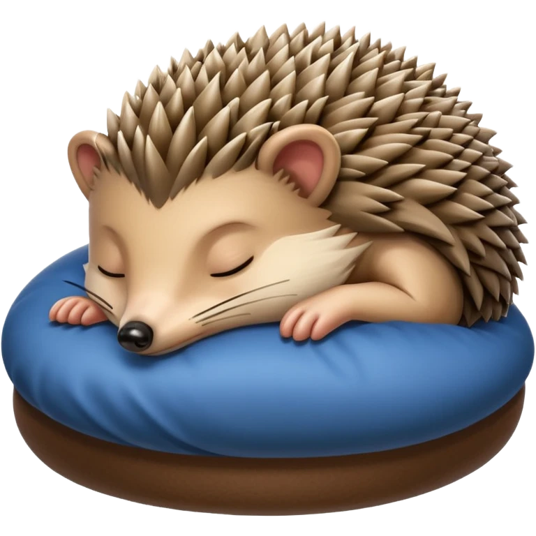 Sleeping Hedgehog emoji
