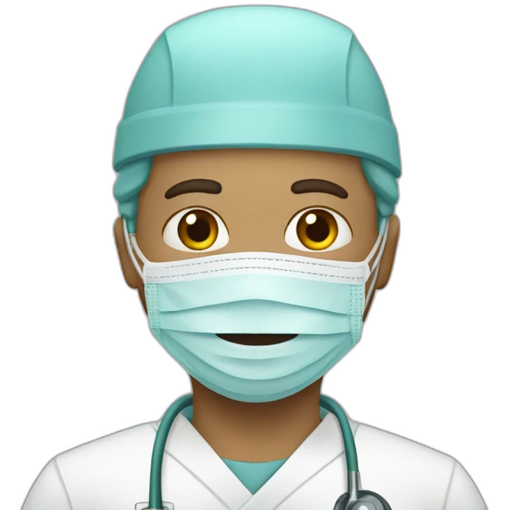 white surgeon emoji