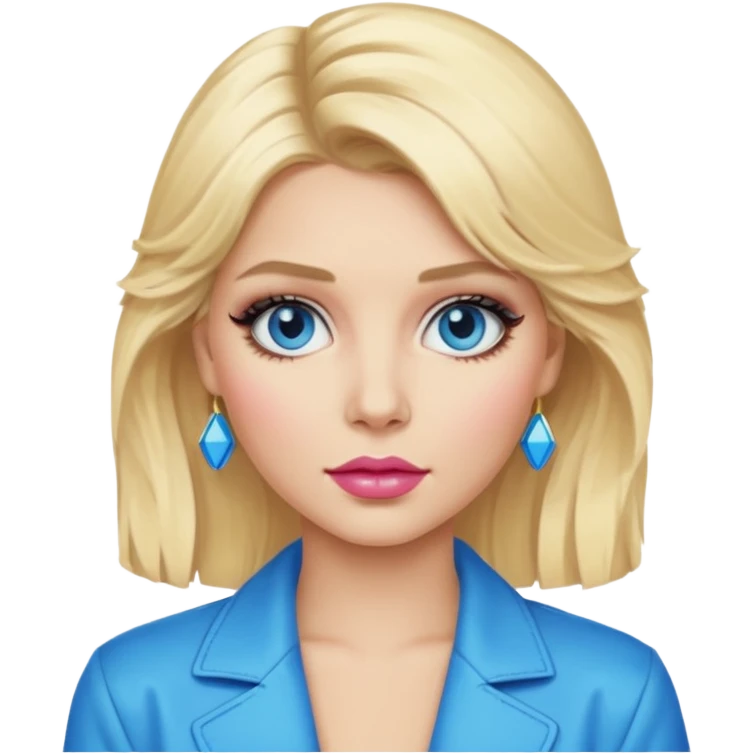 Blondie in the 80s emoji