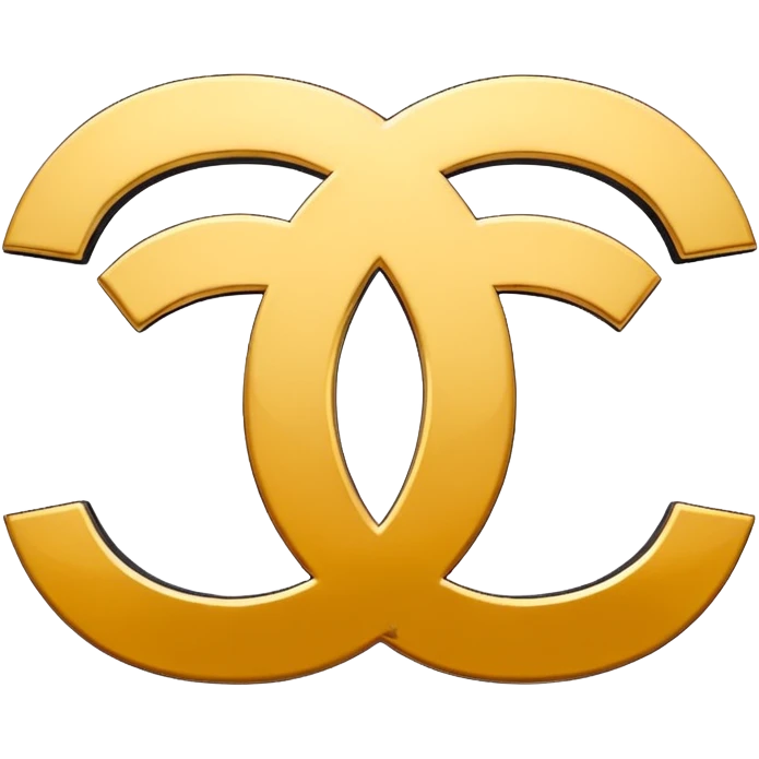 Make the double C Chanel logo emoji