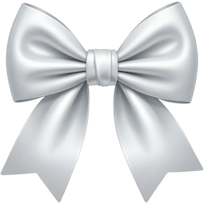 White bow emoji
