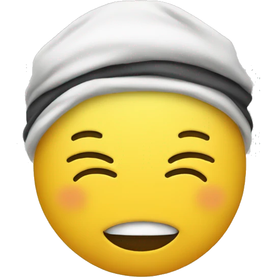 smiley face with pants on head emoji